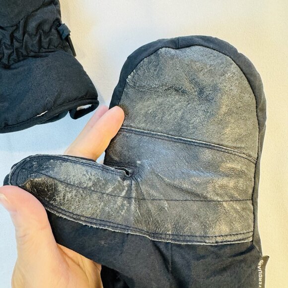 kombi mittens Women Waterguard Leather Palm Sz M Heat Pack Pocket - Picture 3 of 8
